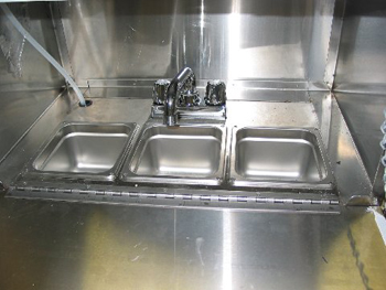3 Section Sink